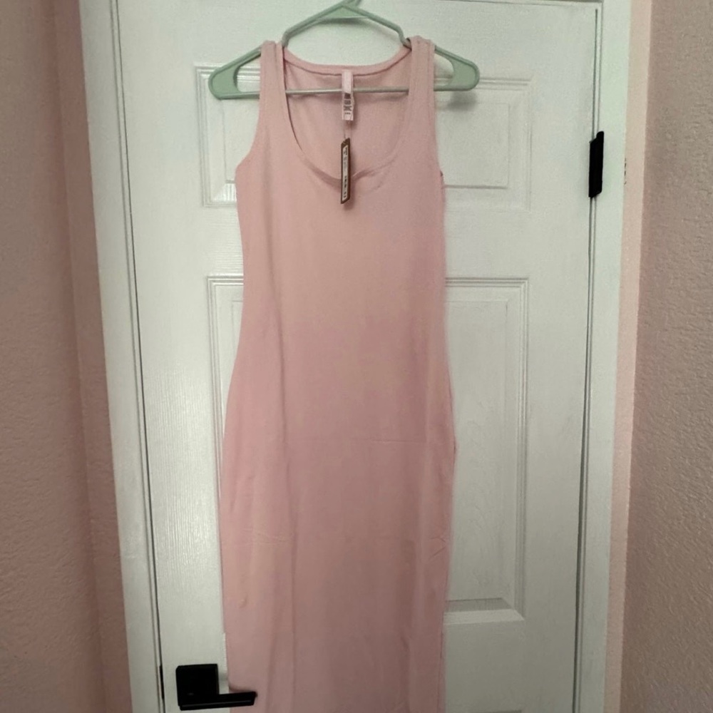 New SKIMS NEW VINTAGE SCOOP NECK LONG DRESS